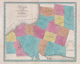 1829 Map of Oswego County New York