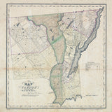 1829 Map of Warren County New York