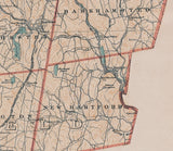 1893 Map of Litchfield County Connecticut