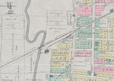 1893 Map of Morenci Lenawee County Michigan