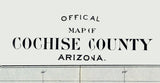 1904 Map of Cochise County Arizona