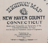 1904 Map of New Haven County Connecticut