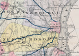 1908 Map of Orange County New York