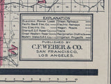 1914 Map of Butte County California