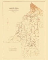 1915 Map of Coahoma County Mississippi