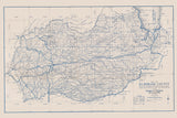 1915 Map of Eldorado County California Lake Tahoe