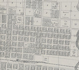 1885 Town Map of Abilene Texas