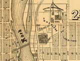 1887 Map of Beloit Wisconsin