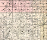 1903 Farm Line Map of Outagamie County Wisconsin