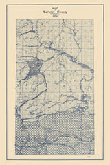 1904 Map of Laramie County Wyoming