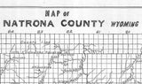 1910 Map of Natrona County Wyoming