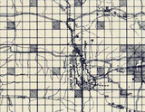 1936 Map of Niobrara County Wyoming Oil and Gas Well Locations