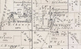 1875 Map of Liberty and Lemon Township Butler County Ohio