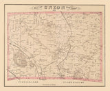1875 Map of Union Township Butler County Ohio