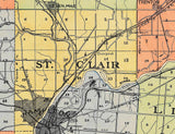 1914 Map of Butler County Ohio