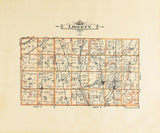 1914 Map of Liberty Township Butler County Ohio