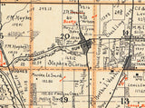 1914 Map of Liberty Township Butler County Ohio