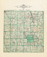 1914 Map of Oxford Township Butler County Ohio