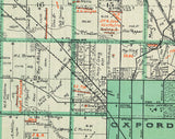 1914 Map of Oxford Township Butler County Ohio
