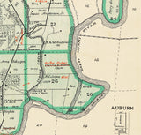 1914 Map of Ross Township Butler County Ohio