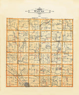 1914 Map of Wayne Township Butler County Ohio
