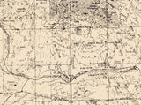 1900 Map of Fremont County Wyoming