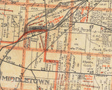 1914 Map of Madison and Lemon Township Butler County Ohio