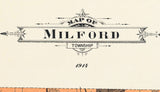 1914 Map of Milford Township Butler County Ohio