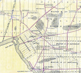 1870 Town Map of Buxton Maine