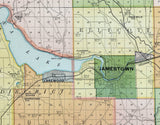 1889 Map of Chautauqua County New York