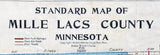 1920 Map of Mille Lacs County Minnesota