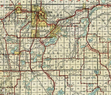 1921 Map of Saint Louis County Minnesota