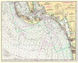 1996 Nautical Chart Map of Sanibel Island Florida Region