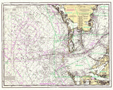 1996 Nautical Chart Map of Tampa Bay Florida