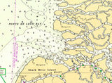 1996 Nautical Chart Map of Whitewater Bay Florida Everglades