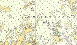 1996 Nautical Chart Map of Whitewater Bay Florida Everglades