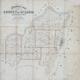 1848 Map of St Louis County Missouri