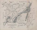 1874 Map of Jackson County Indiana