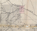 1878 Map of Albany and Laramie County Wyoming