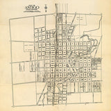 1926 City Map of Antigo Wisconsin