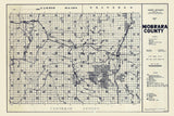 1936 Map of Niobrara County Wyoming Oil and Gas Well Locations