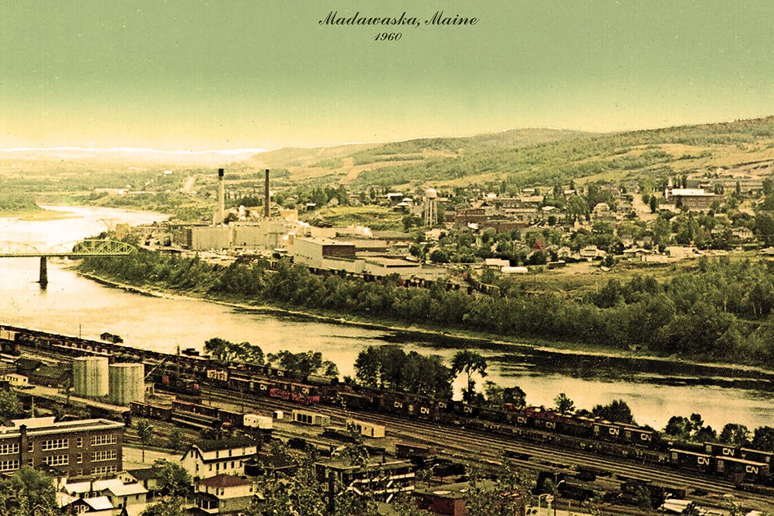 1960 Panoramic of Madawaska Maine