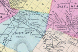 1867 Map of Hunter Greene County New York