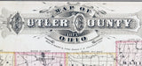 1875 Map of Butler County Ohio
