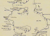 1904 Map of Upper Saranac Lake Franklin County New York