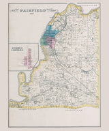 1875 Map of Fairfield Township Butler County Ohio