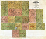 1908 Farm Line map of Langlade County Wisconsin