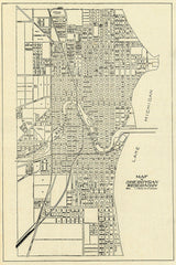 1914 Town Map of Sheboygan Wisconsin