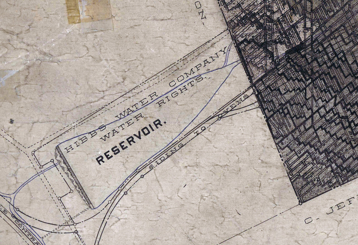 1906 Map of Searight Coal Mine Fayette County Pennsylvania