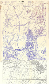 1970s Map of Oil and Gas Wells Greene County Pennsylvania South East Region Dunkard